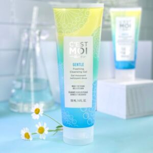 C’est Moi Gentle Foaming Cleansing Gel Facial Cleanser With Organic Aloe, Fragrance-Free, 4 Fl Oz