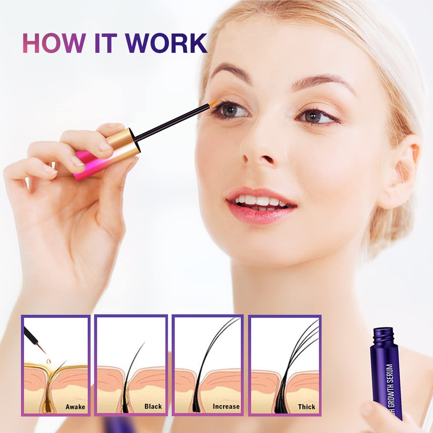 Eyelash Growth Serum and Eyebrow - Image 4