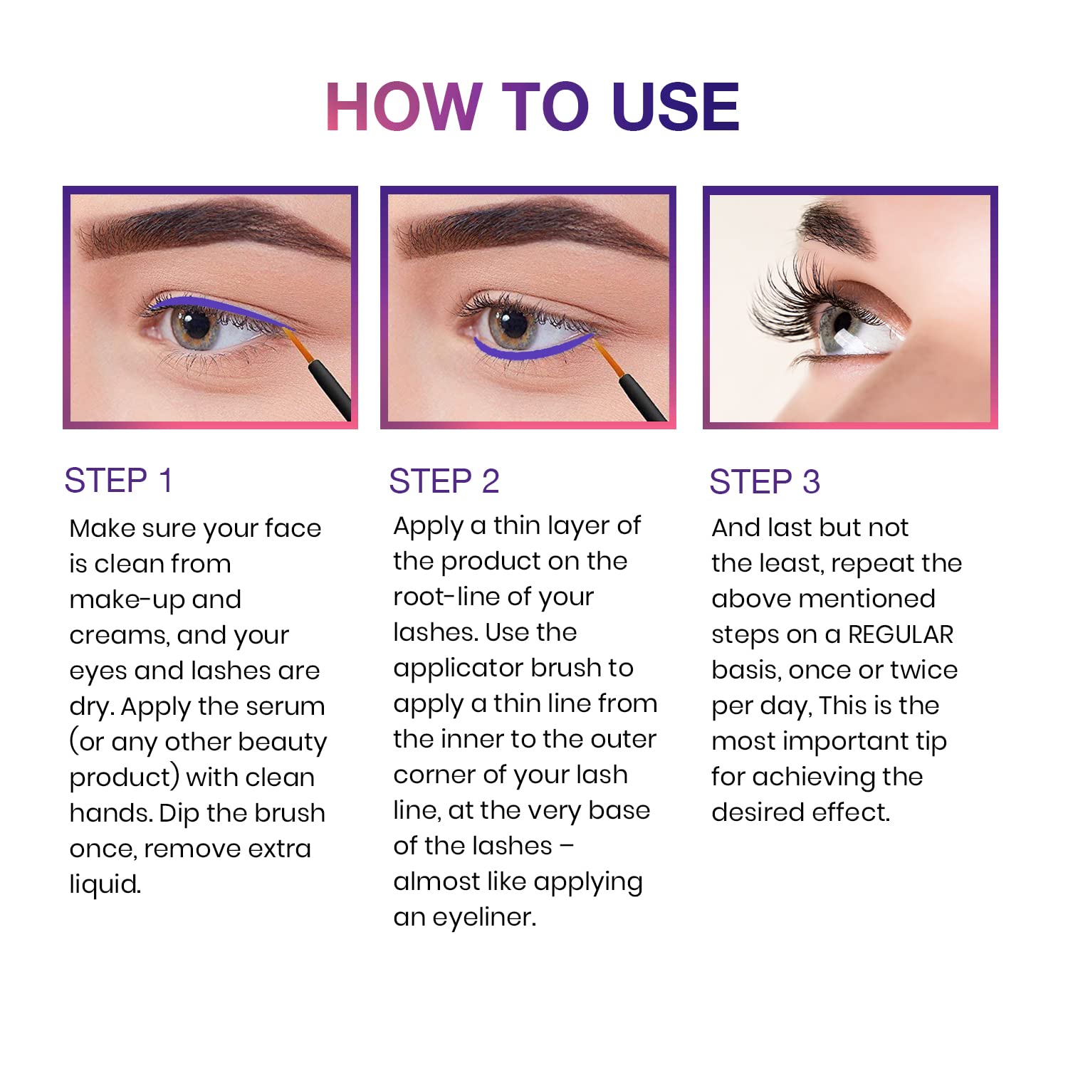 Eyelash Growth Serum and Eyebrow - Image 3