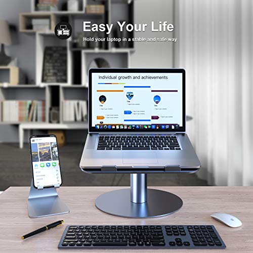 Adjustable Laptop Stand, YoFeW Aluminum Laptop Riser - Image 6