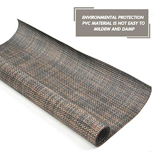 12PCS Placemats And Coaster Set, Table Place Mats Non-Slip Heat-Resistant - Image 4