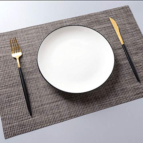 12PCS Placemats And Coaster Set, Table Place Mats Non-Slip Heat-Resistant - Image 5